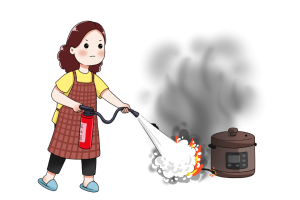 摄图网_401771575_用灭火器灭火(企业商用).png 图片